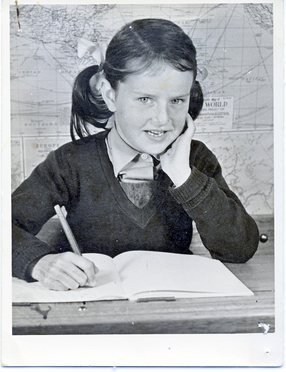 Maureen at school, Holy Family, Mt Waverley, Victoria