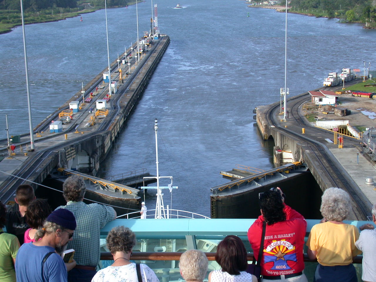 Eastern locks of the Panama Canal