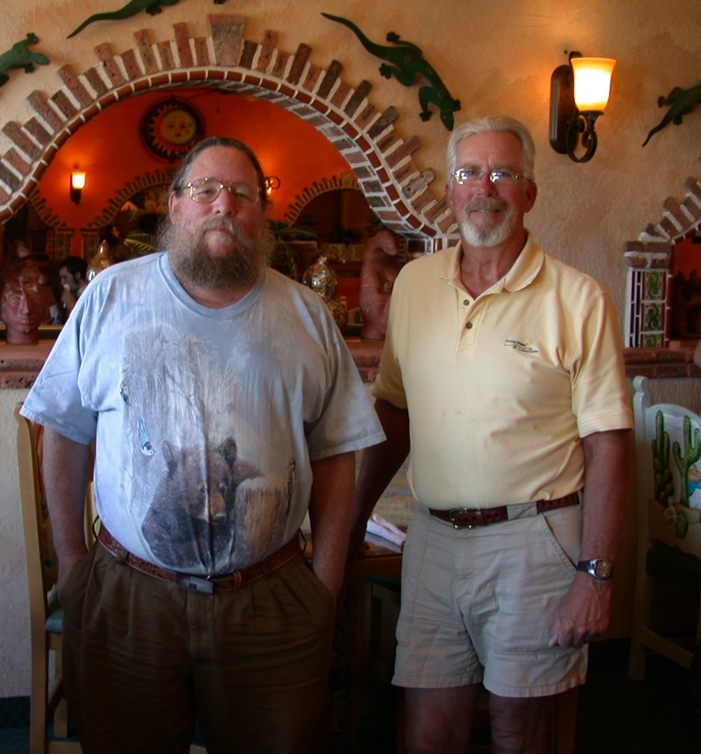 Keith/CA and Dave/OR-AZ meet at a wonderful Mexican restaurant to discuss all our great friends around the world.