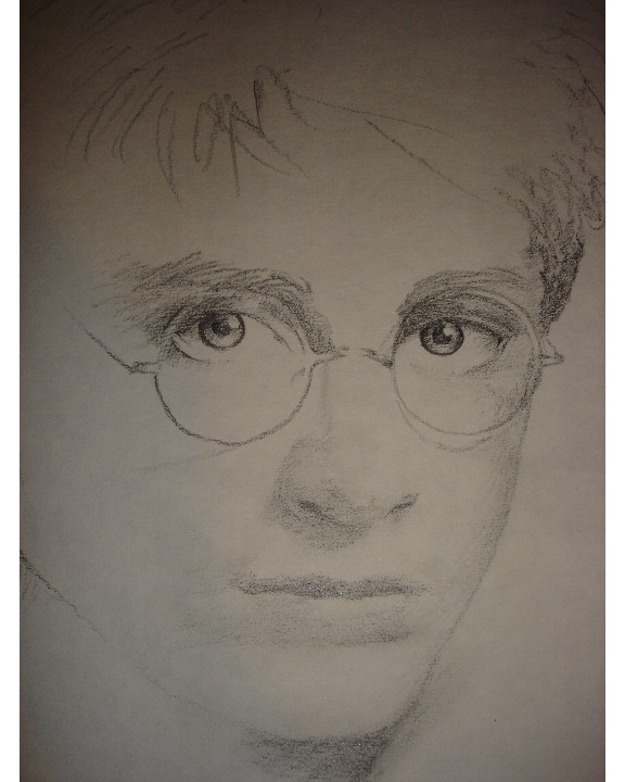 Drawing of Harry Potter I did for my niece. 