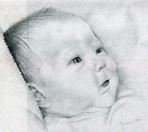 Drawing of my second child.