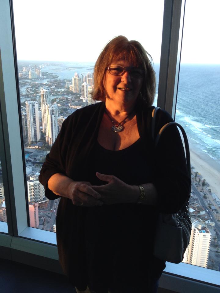 Me on the viewing deck of the Q1 Building at Surfers Paradise