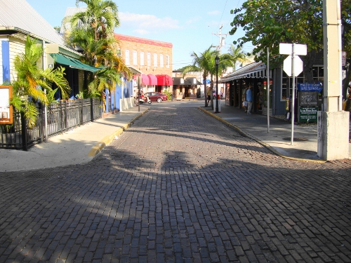 In downtown Key West