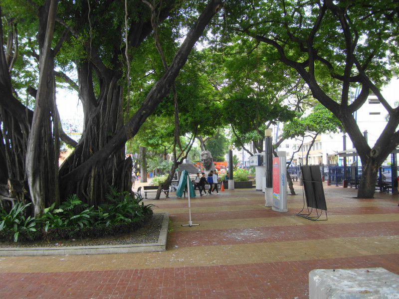 On our first full day, we went for a walk in this mile-long park in downtown Guayaquil.