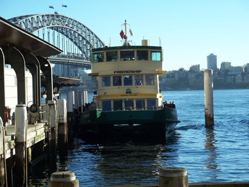 Early morning Sydney Harbour, Circular Quay.