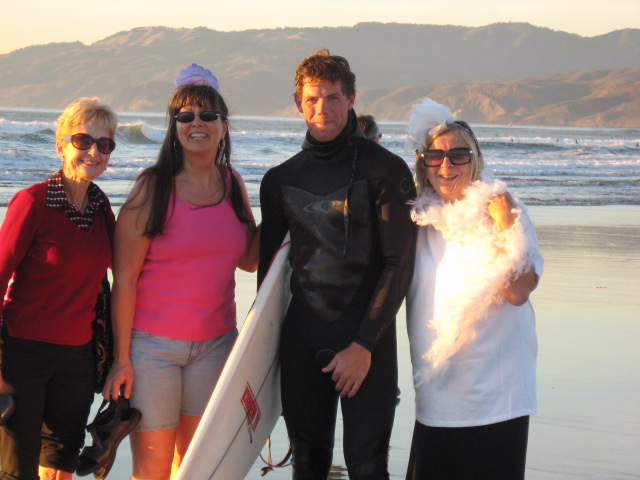 Jane chased Baron down the beach and her effort was rewarded with him patiently posing with us for about 5 pictures! I think we detected a slight Aussie accent in our friend!