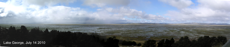 Panorama from viewpoint on Federal Hwy. It had rained heavily the night before.