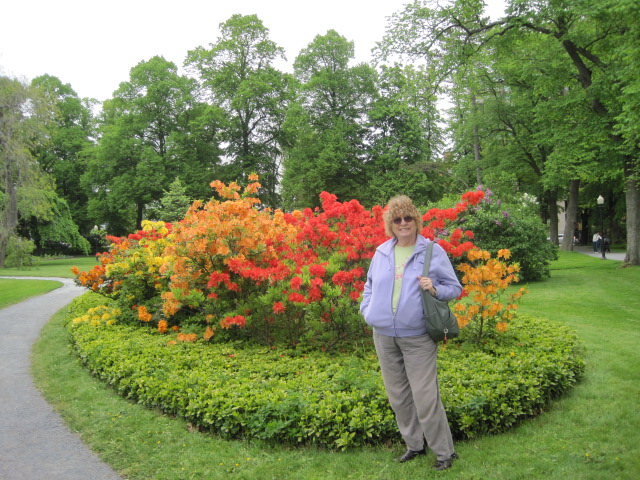 in a park in Halifax.