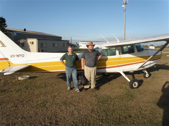 in front of the plane Steve used to fly Lynne and I to penguin island.  Thanks again for a great ride.