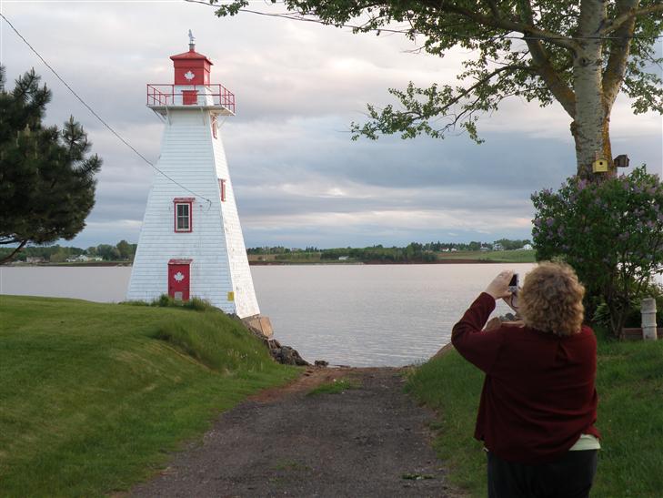 of the Charlottetown lighthouse.