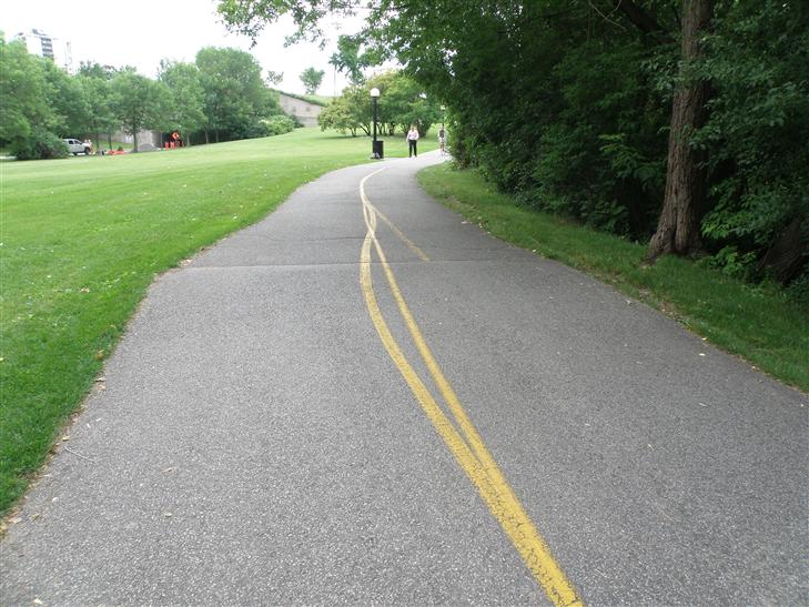 near Parliament Hill.  Like all government centers, there's debate where the middle of the road is.