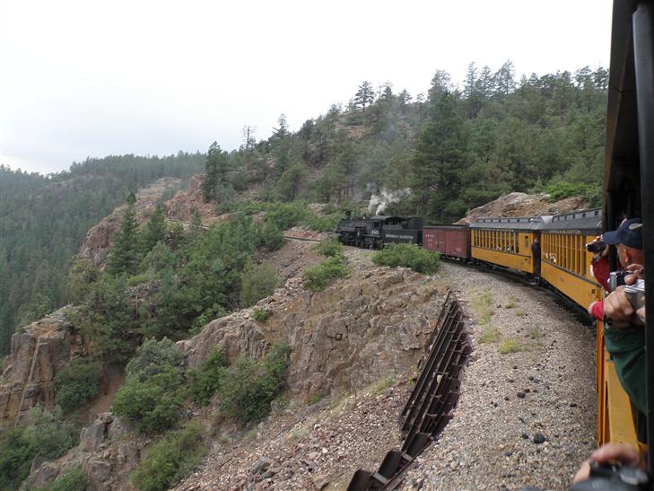 Our first of four train rides.