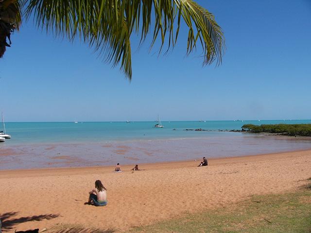 One of the idyllic beaches in Broome. Broome is famous for it's pearling and these days there are oyster farms and they produce cultured pearls. 