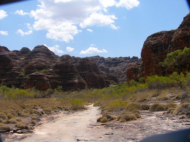 Getting close to The Bungle Bungle.