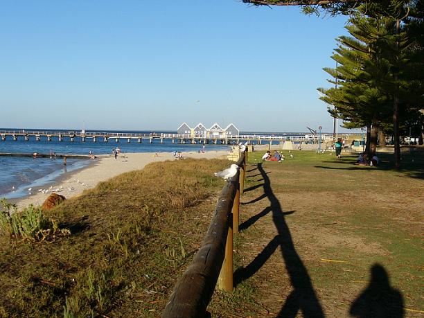 The "Old" Busselton Jetty taken 3 years ago when my daughter Amanda, and my grandsons spent Australia Day in Busselton.