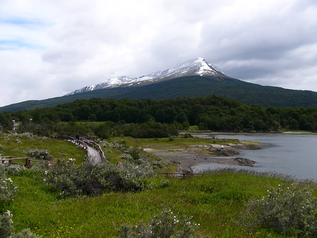 Another of the many snow capped peaks in the National Park and around Ushuaia