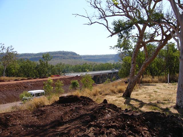 Replacing the old bridge ready for the wet season as the old bridge was underwater a few times.