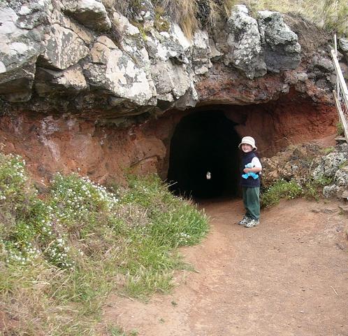 Johnathan about to enter the tunnel on one of our walks around Lyttleton
