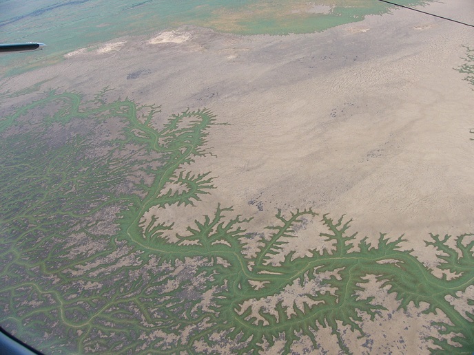 Some of the amazing views from the air as we fly south from Windorah.