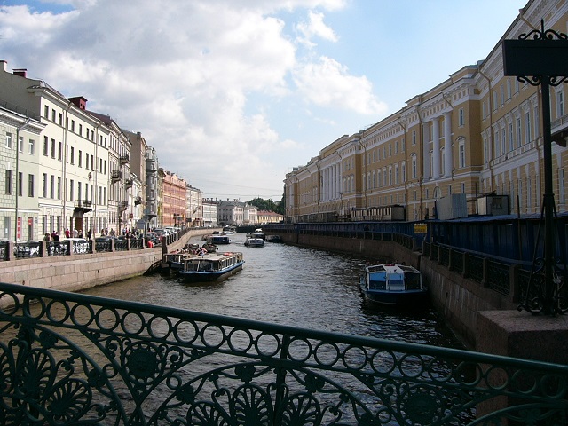 You could be mistaken for thinking you were in Venice instead of St. Petersburg.