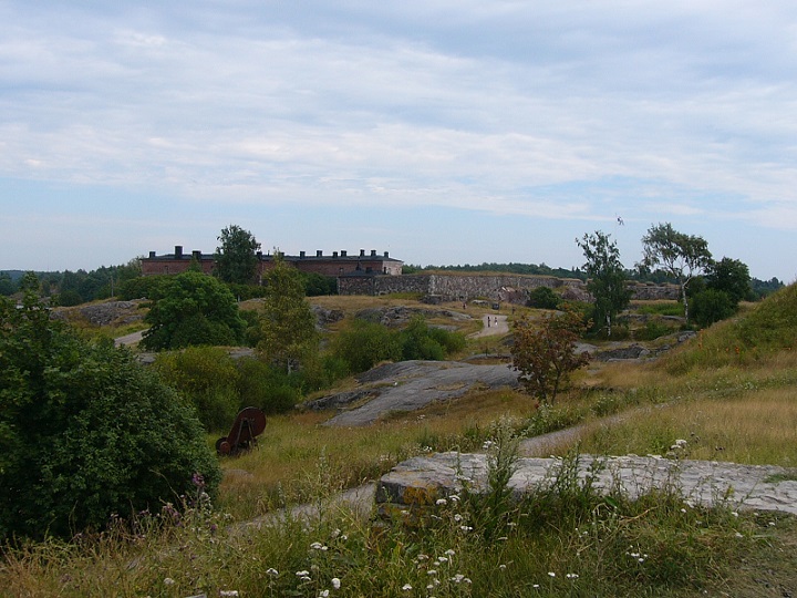 Part of the fortress on the island of Suomenlinna