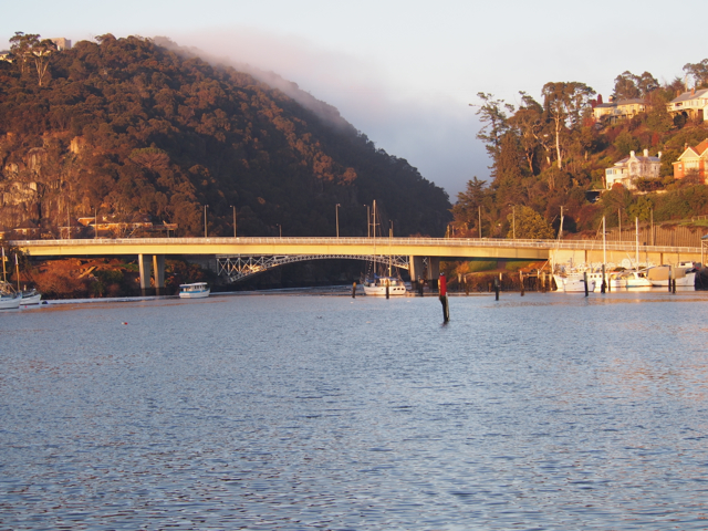 The Gorge is 15 minutes walk from Launceston's CBD and is absolutely stunning when in flood.