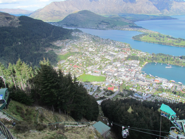 After a ride in the gondola the view was spectacular.