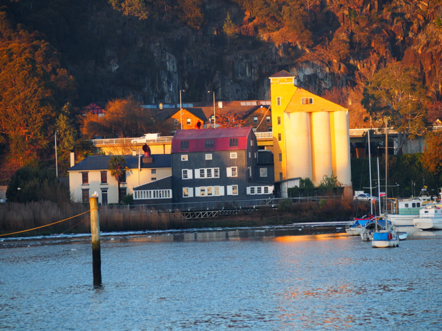 An old flour mill that is now home to the award winning Stillwater Restaurant.  At the very head of the Tamar River at the point where the South Esk River flows into it.