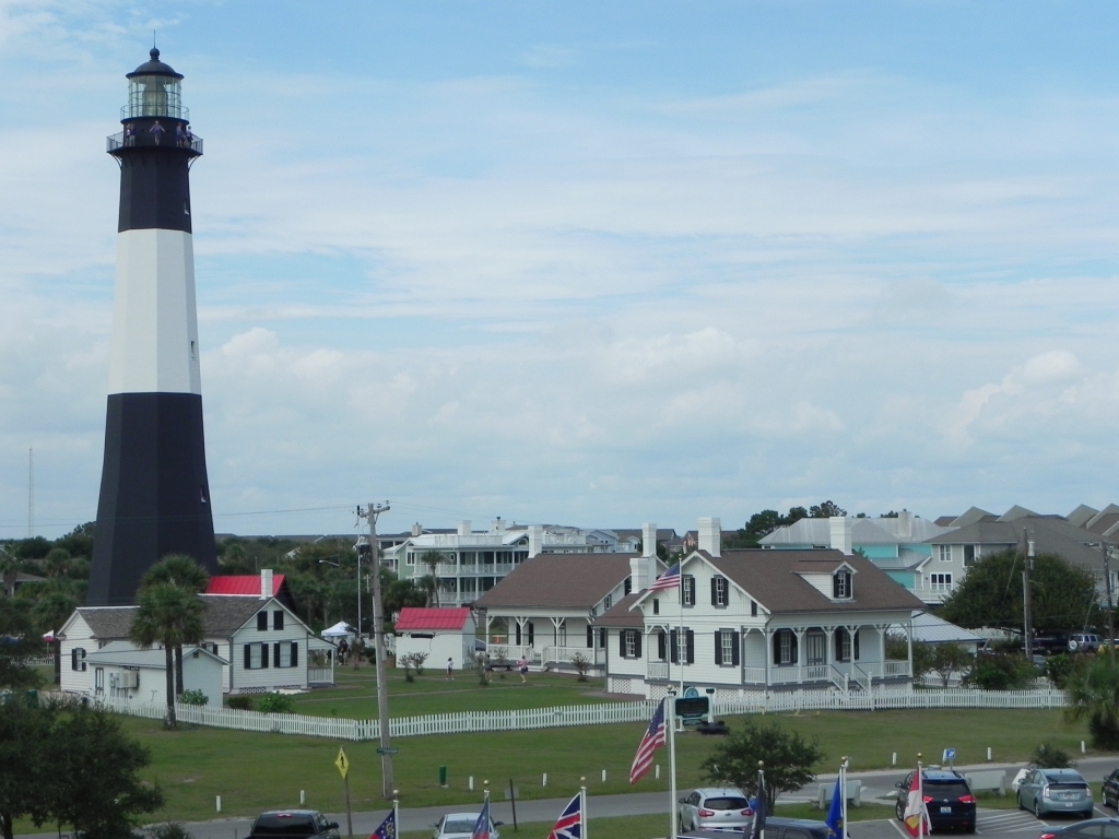 Tybee Island Light Station. Current station built in 1773  and rebuilt after the Civil War (60 feet of the 1773 structure remain).