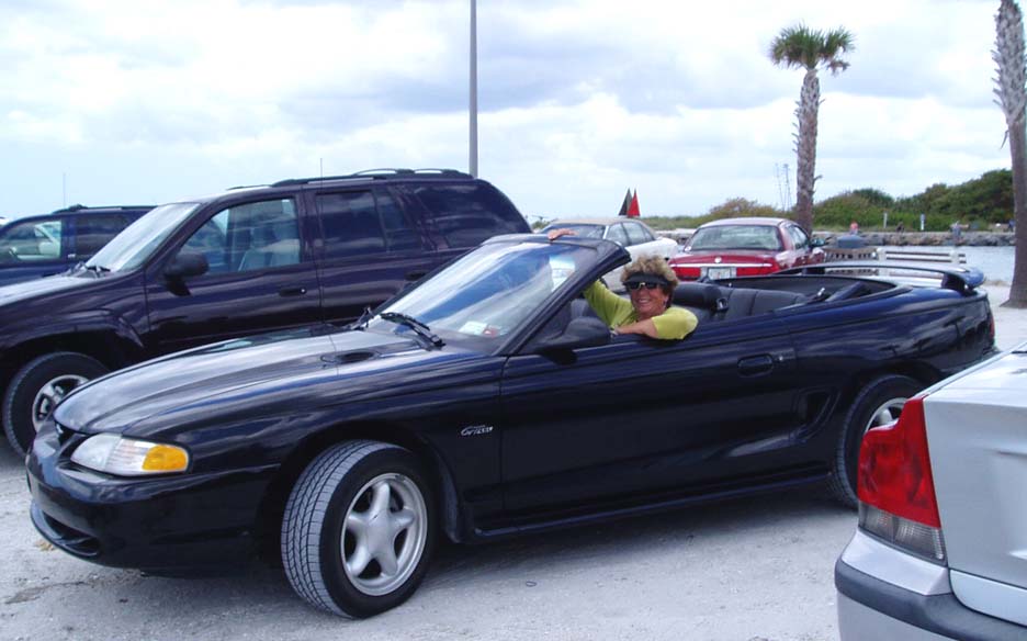 Carol/Punta Gorda in her Mustang
Thanks for the memories, Carol!