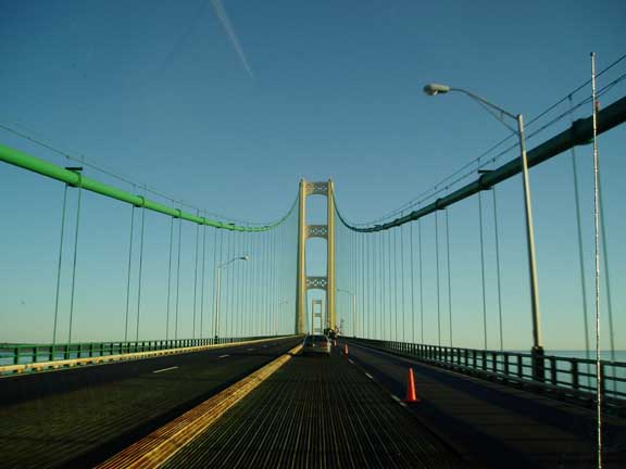 Crossing the Mackinaw Bridge