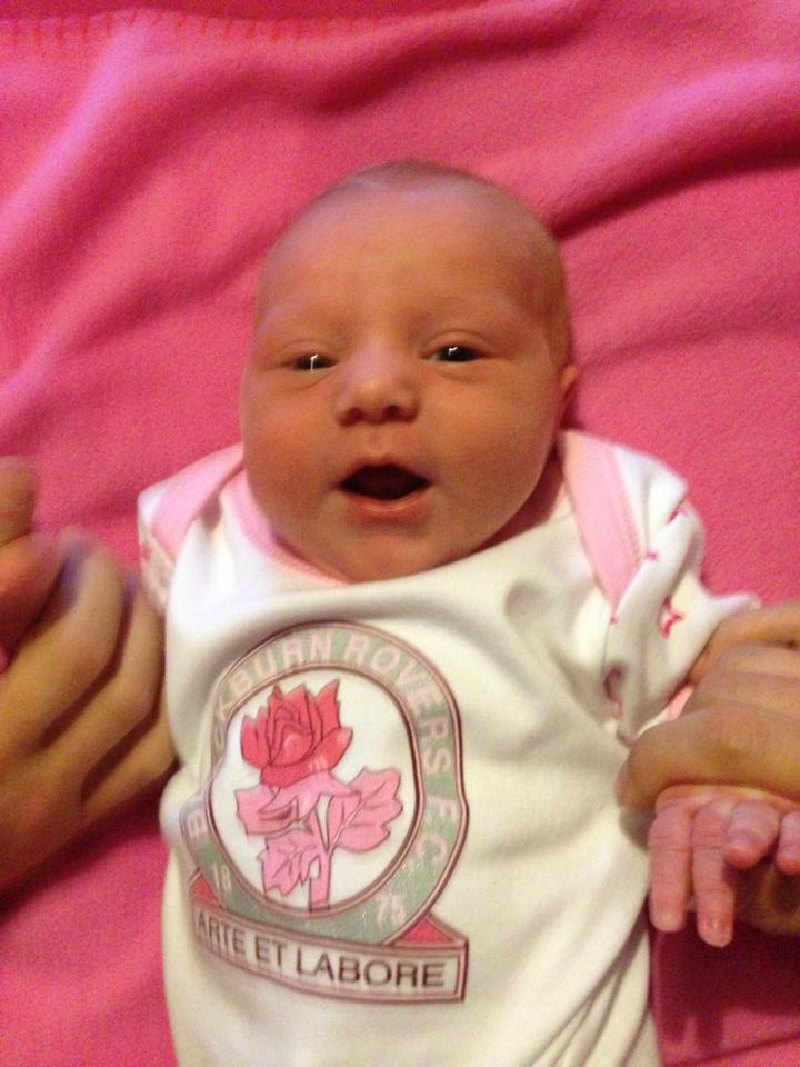 Latest addition to our growing family. Gt. Granddaughter Rosie, daughter of Becky.