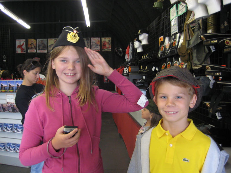 Carla and Scott loved the hats, especially my taking pictures of them wearing the hats!