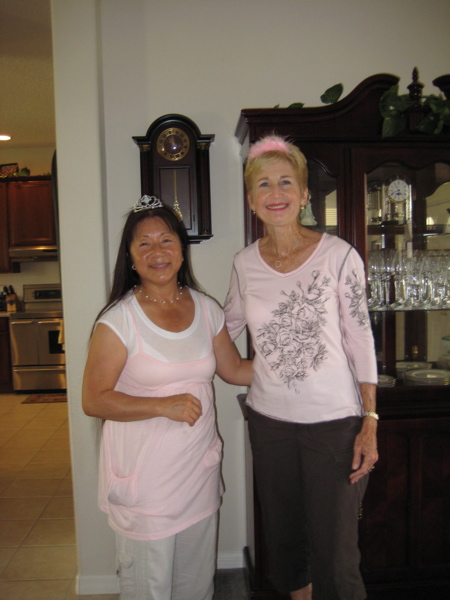 Kathy/Valrico and me with our tiaras!