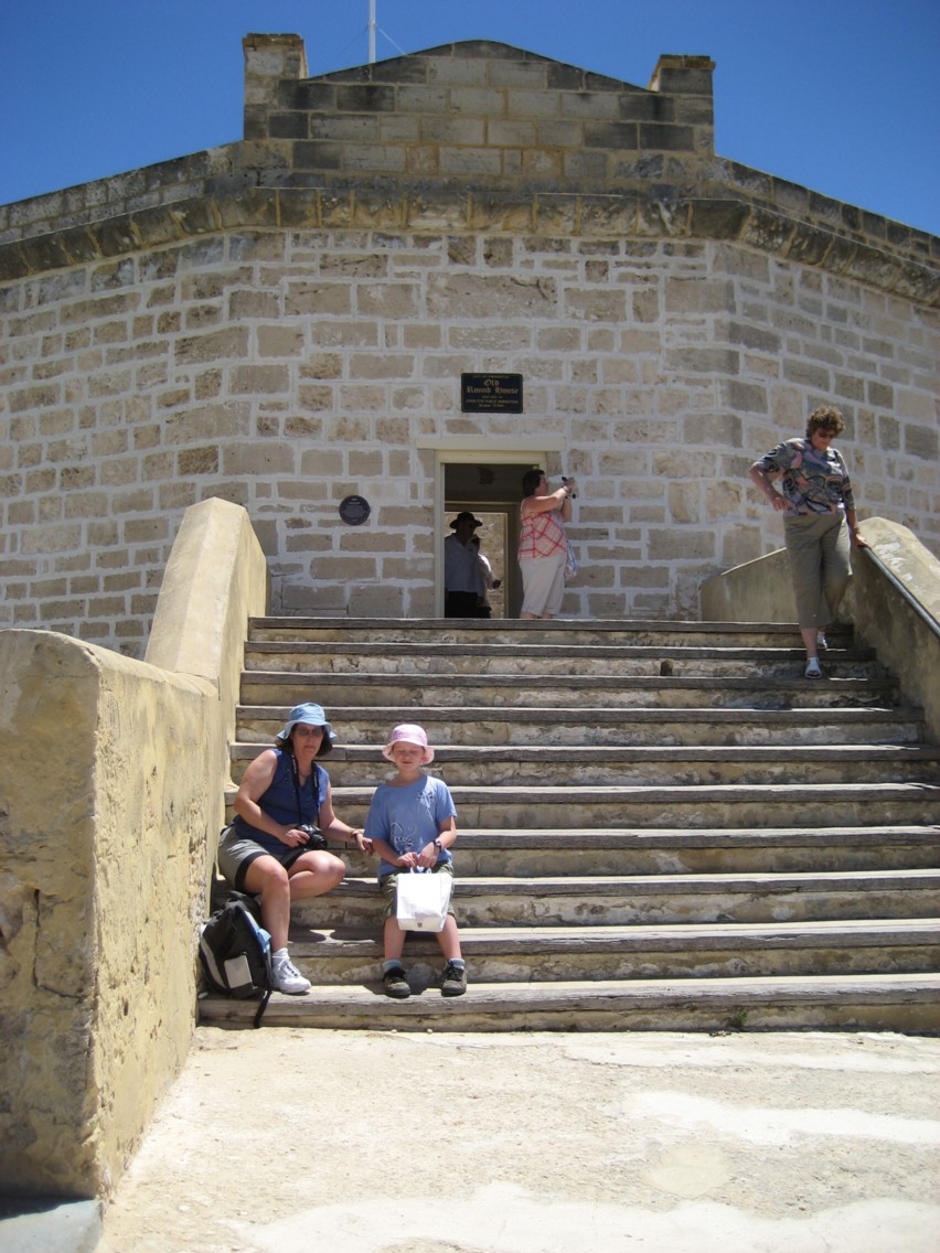 on the Steps at the Round House Fremantle 21 November 2008