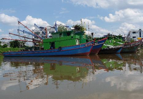 On the river in Kuching