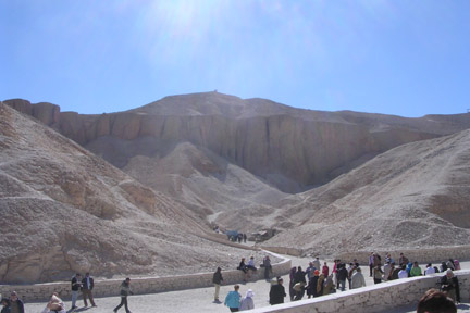 King Tut's tomb is located here.  It's one of the smaller ones.



