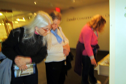 Sarah, CP, Sarah perusing the miniature portraits