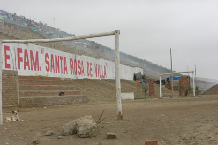 Shanty town playground. Oddly enough, the children seemed very happy and well cared for.